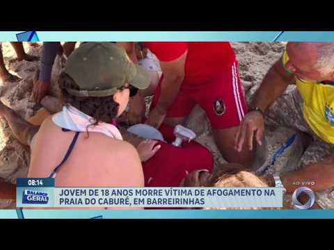Jovem de 18 anos morre vítima de afogamento na praia do Caburé, em Barreirinhas MA.