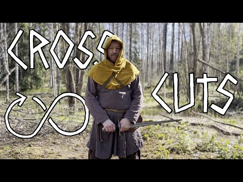 Medieval Arming Sword Part 3: Cross Cutting with Two-Step Footwork