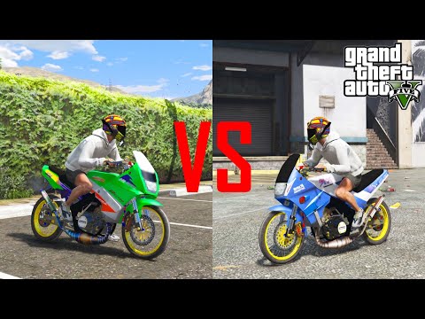 KAWASAKI NINJA KRR 150 THAILOOK SULTAN GEBER AHAHAY - GTA V MOD INDONESIA SULTAN UPIN IPIN