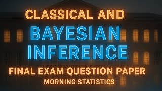 Classical and Bayesian Inference  | STAT-401 |  Final Exam Question Paper | Morning Statistics