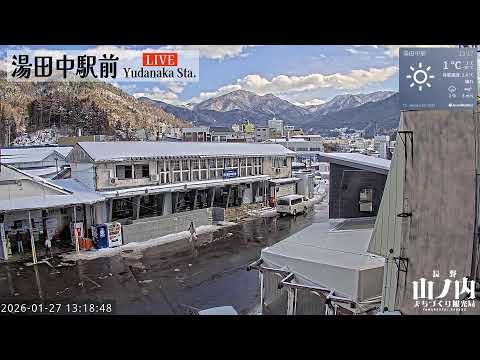 The Yudanaka Onsen's Train Station, Japan