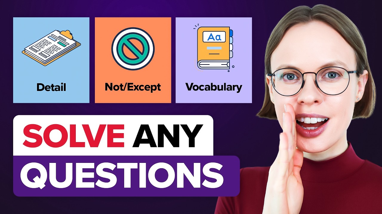 TOEFL Reading Question Types and Strategies - Part 1