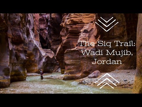 The Siq Trail: Wadi Mujib, Jordan 2018