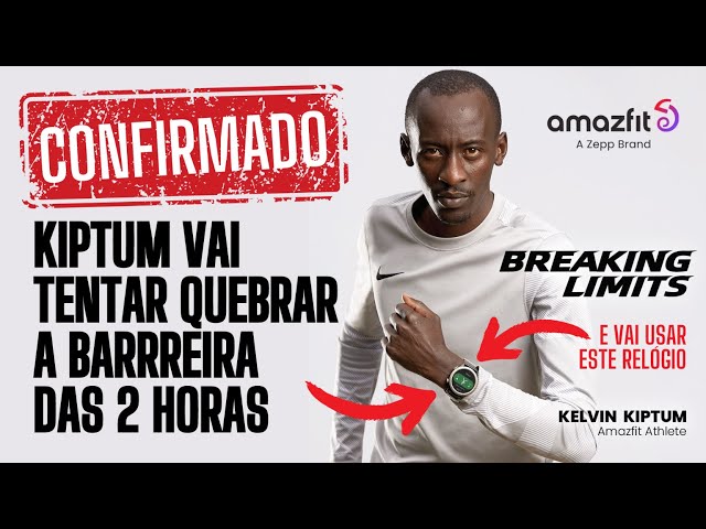 KELVIN KIPTUM vai tentar bater a marca das 2 HORAS na Maratona de Roterdã