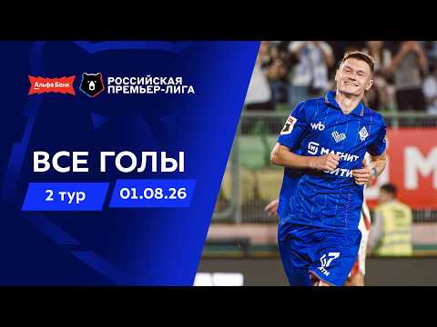 Tutti i gol della 2ª giornata di RPL 2026/27 in video