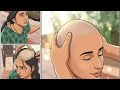 Hema Hair Donation Wet Shave Indian Women Head Shave With Motivational Speech