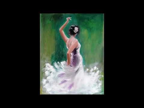 Flamenco dancers paintings