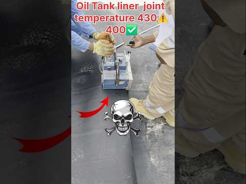 how to joint oil tank liner with temperature machine #shorts