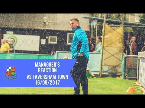 VIDEO: Bobby Wilkinson post match reaction to Faversham win