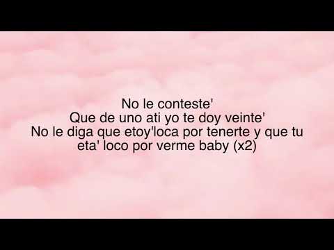 VF7 - No Le Contestes Letra