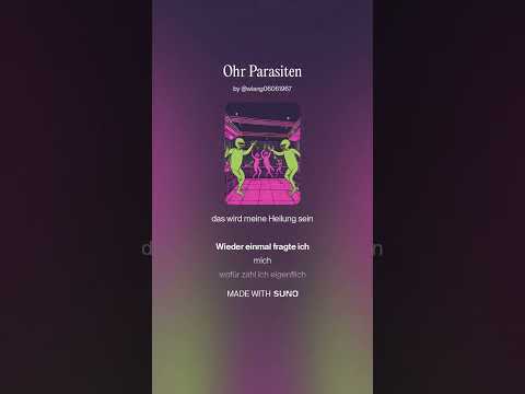 Ohr Parasiten - rap - version - 🎼🎸🎶😉😆👨🏻‍⚕️🧑🏻‍🦱- #lied #musik #deutschrap #spaß #ohrwurm #wacken