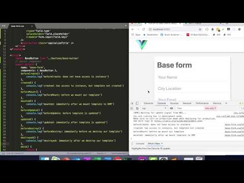 Vuejs ~ Lesson 10: Vue Life Cyle Hooks & Assets
