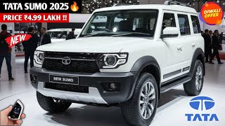 TATA धमाका दिवाली LAUNCH NEW SUMO 2025🔥||Price 4 Lakh में Mini-Defender 8-Seater SUV!! Tata New Sumo