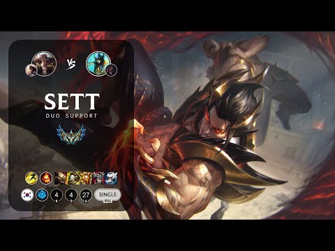 Sett Support vs Nami - KR Challenger Patch 12.23