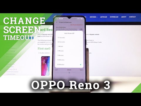 How to Change Screen Timeout in OPPO Reno 3 – Adjust Screen Sleep Time
