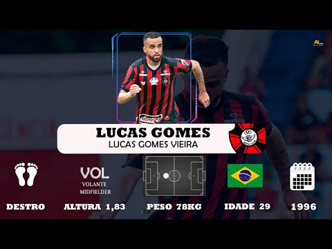 LUCAS GOMES | Volante - Midfielder | Melhores Momentos