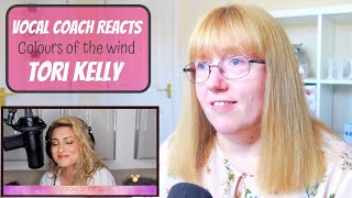 Musical Theatre Coach Reacts to Tori Kelly &#39;Colours of the wind&#39; Disney Family Singalong