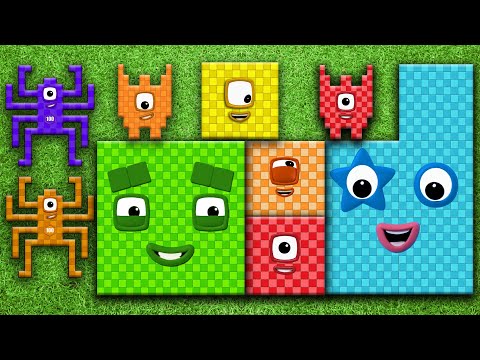 Looking for Numberblocks Puzzle Tetris NEW 500 -1000 Space ASMR   Numberblocks Satisfying Video #88