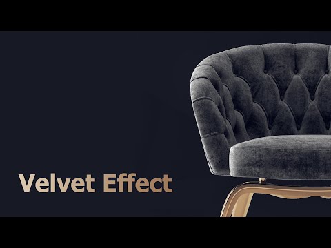 Lumion 9 Fabric Materials (Velvet Effect)