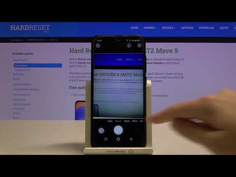 KRUGER & MATZ Move 9 and Camera Options - Camera Aspect Ratio