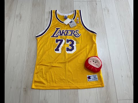 NBA Los Angeles Lakers Dennis Rodman Champion Jersey