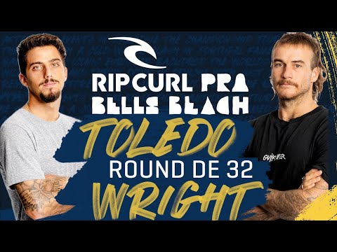 Filipe Toledo x Mikey Wright - Round de 32 | Rip Curl Pro Bells Beach
