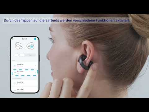So bedienst du die Tipp-Steuerung der soundcore AeroClip
