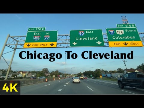 How far is it from Chicago to Cleveland?