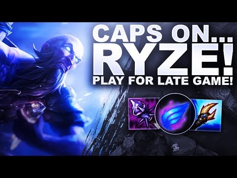 CAPS ON RYZE! PLAY FOR THE LATE GAME! | League of Legends