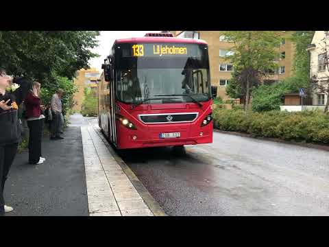 Resa med buss 133 från Ekensberg till Gröndal