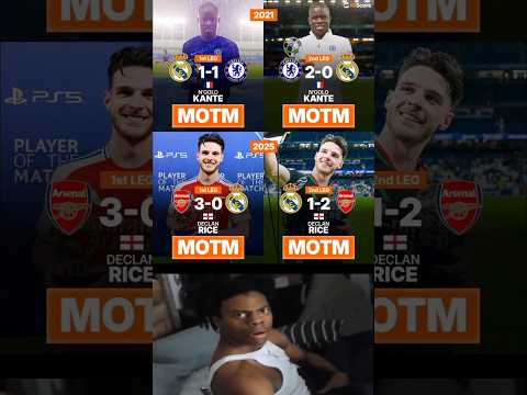 2020/21& 2024/25 Champions League Semi-Final:Back to back MOTM awards. Midfield Maestros. 💪🤩