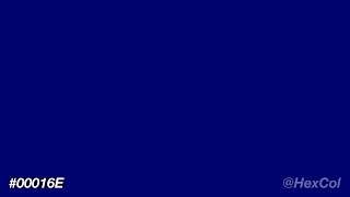What does #00016E look like | Color Code Preview