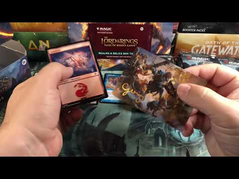 LOTR Set Booster Box Opening Magic The Gathering Lord Of The Rings Tales Of Middle Earth MTG LTR