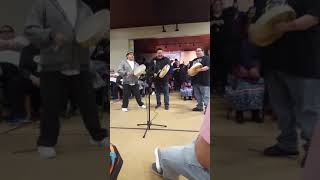 Young Kingbird Singers at Bad River Round Dance 2019