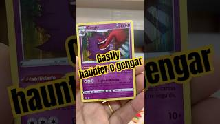 Gastly, haunter e gengar 👻 #cartaspokemon #tarjetaspokemon #pokemontcg #pokemoncards
