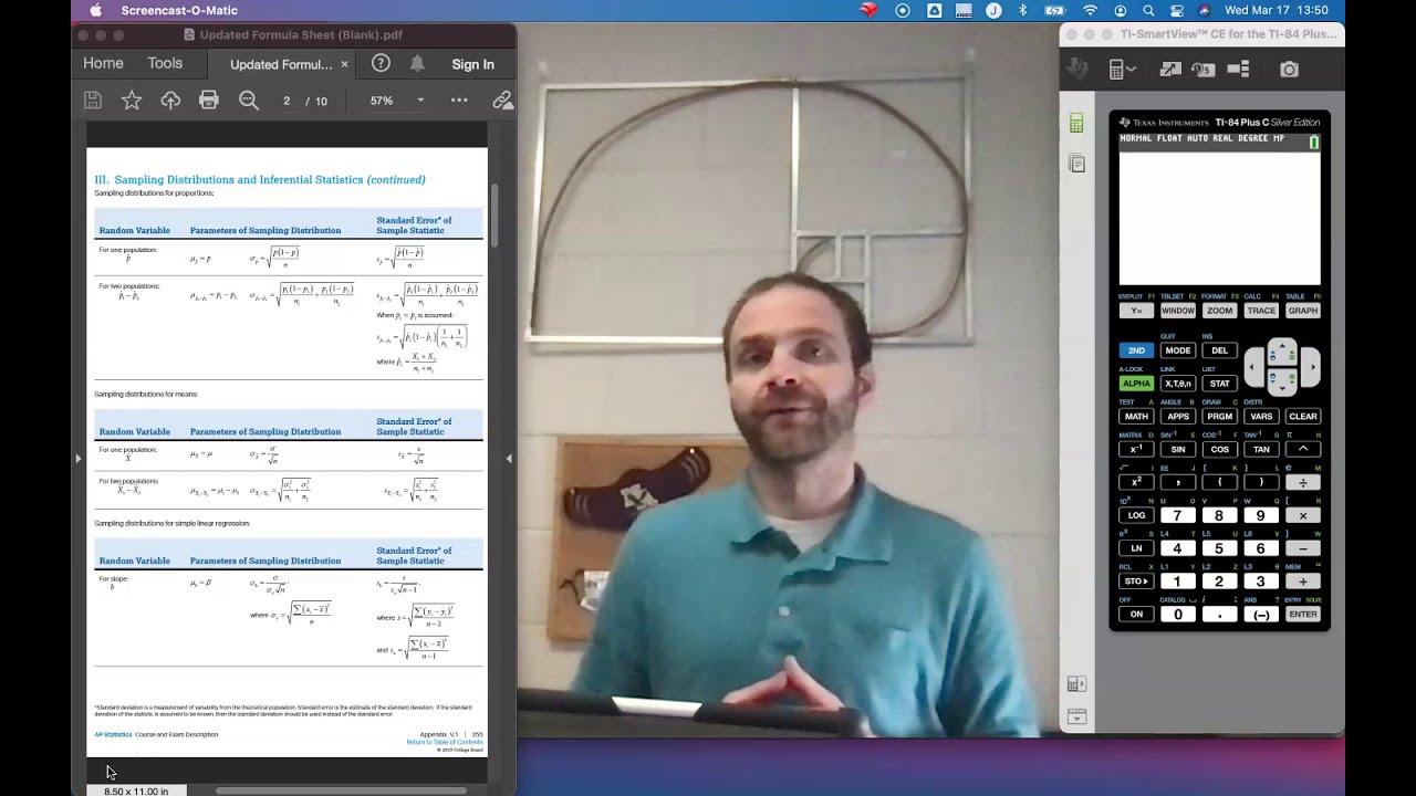 AP Stats - Ch10 Practice Test
