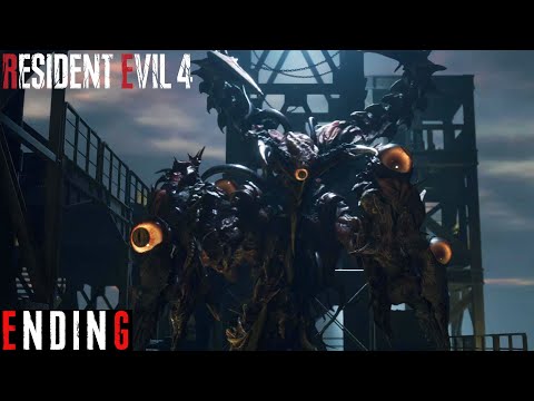 Resident Evil 4 Remake ENDING: Saddler Final Boss Fight | PS5 4K