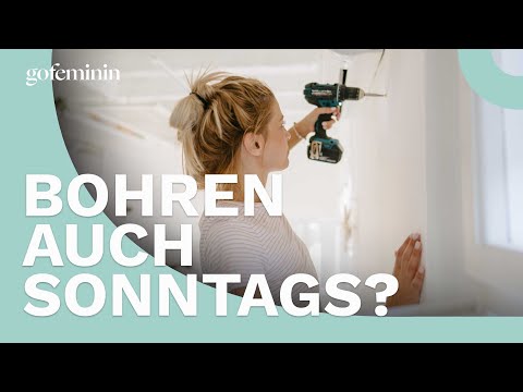 Ruhestörung: Darf man sonntags bohren?
