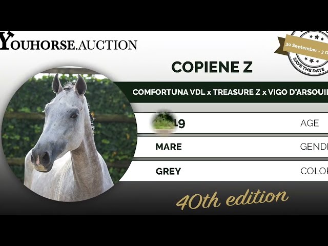 Copiene Z under the saddle