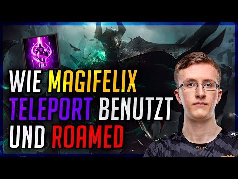 Wie FNC Magifelix Teleport benutzt und Roamed! Rank 4 Challenger Analyse [League of Legends]