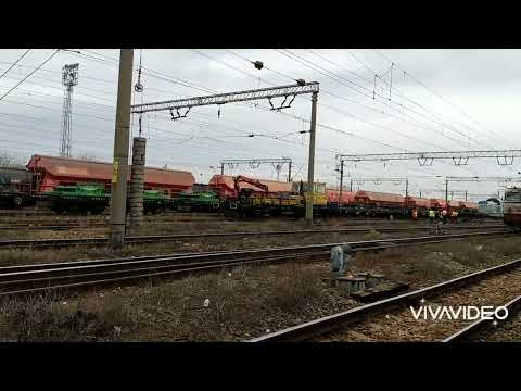 Activitate feroviara in statia Adjud.