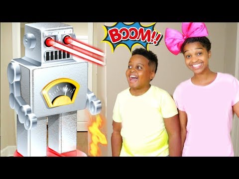 Shasha And Shiloh vs NEW ROBOT TOY! - Onyx Kids
