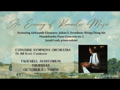 Converse Symphony Orchestra: An Evening of Romantic Music