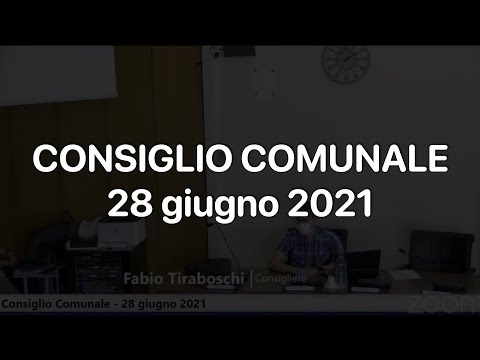 Consiglio Comunale Dalmine - 28 giugno 2021