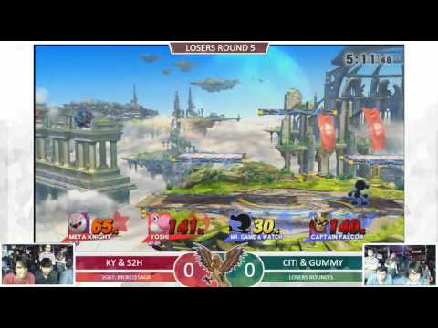 2GGT: Mexico Saga - KY + S2H Vs. Citi + Gummy Losers Side - Smash Wii U