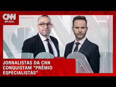 Jornalistas da CNN Brasil são reconhecidos no Prêmio Especialistas | CNN NOVO DIA