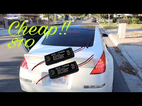 Blinking LED Brake light 350z install