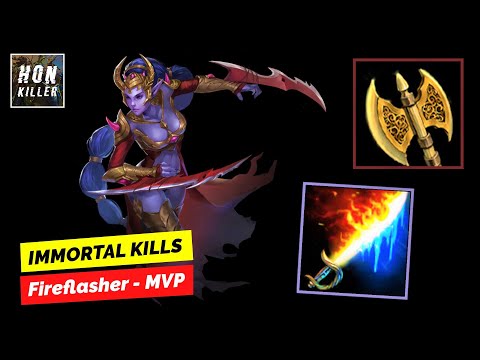 HoN The Dark Lady RUNED CLEAVER with DAWNBRINGER - MVP