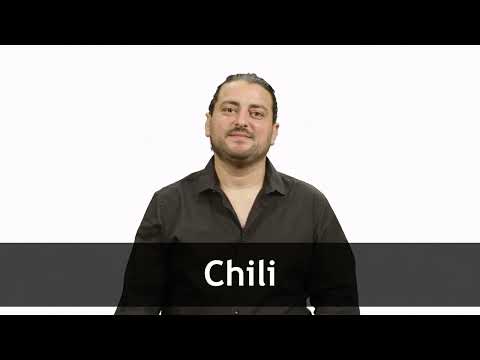 How to pronounce CHILI in French