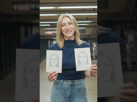 She described herself to a sketch artist. Then I showed her how the world sees her.